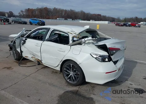 2024 Honda Civic Touring z USA, uszkodzony, nr VIN 2HGFE1F91RH335074